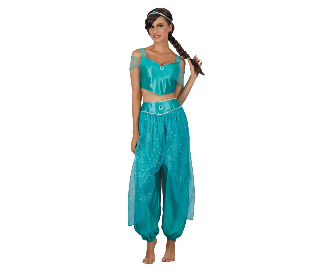 Role play-set for adult Arabian Princess (shirt, pants, hairband), size S